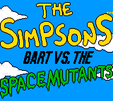 Заставка игры Simpsons, The: Bart vs. the Space Mutants